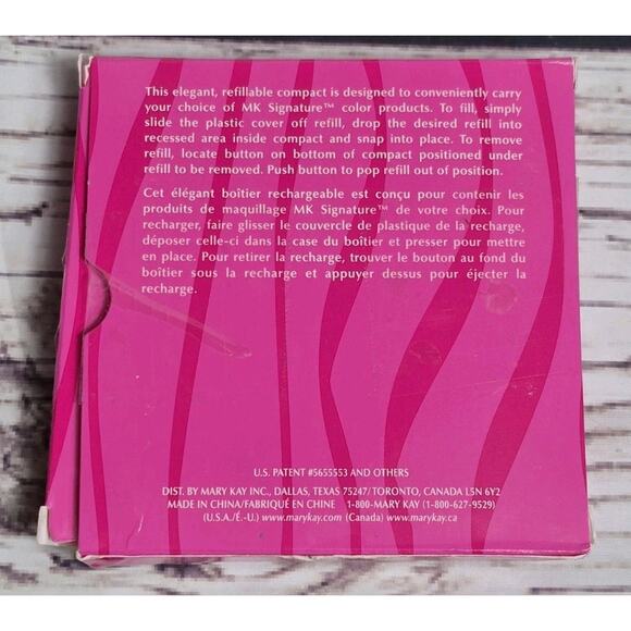 Mary Kay MK Signature Custom Compact Grey Refillable Makeup Compact With Mirror - Picture 8 of 8